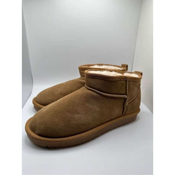 CUSHIONAIRE Women's pull on boot 8.5 WIDE CHESTNUT - Picture 3 of 7